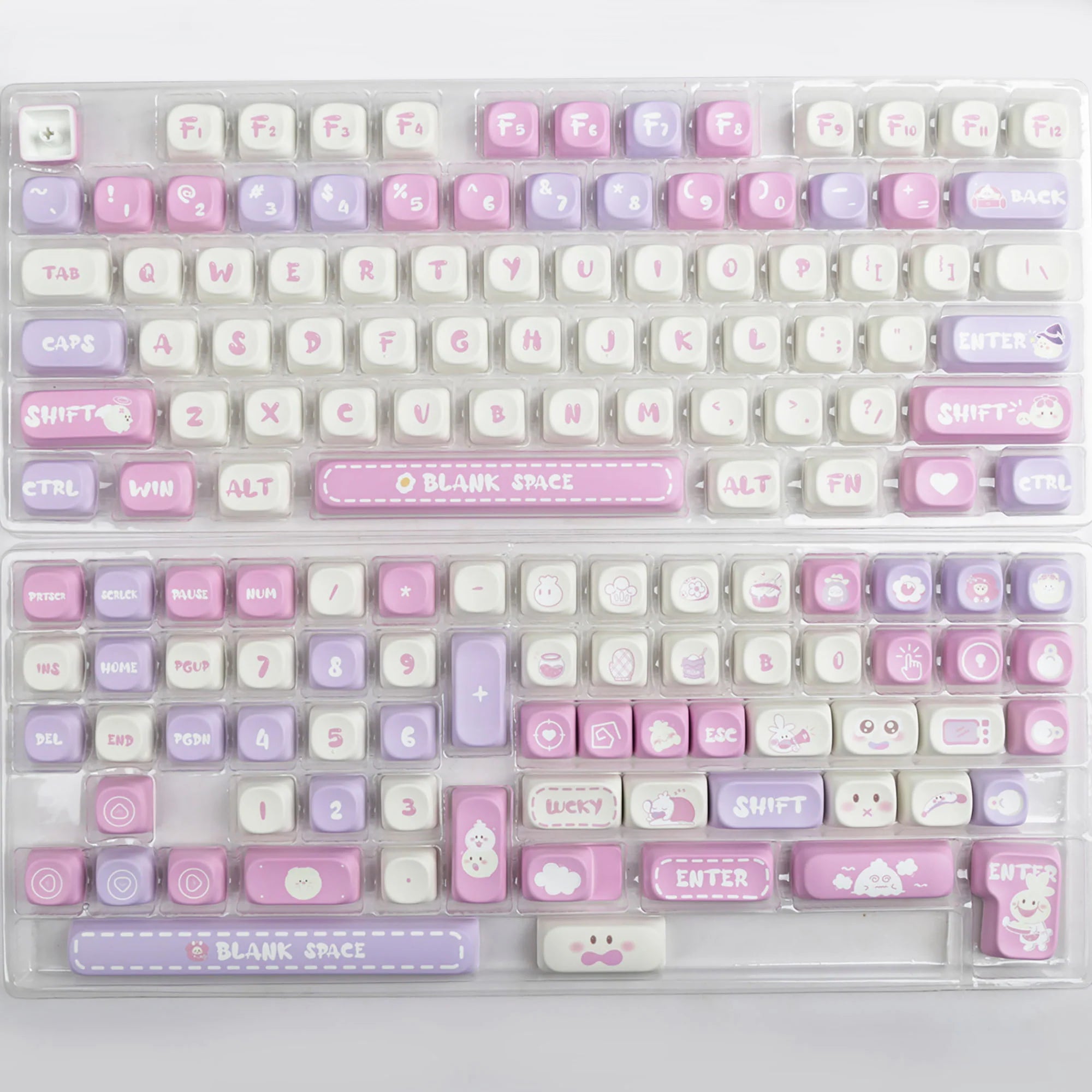 MOA Profile Keycaps Cute Cartoon Keycap Set